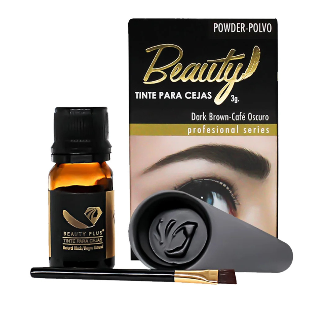 HENNA PARA CEJAS SEMIPERMANENTE ORGANICA BEAUTY PLUS