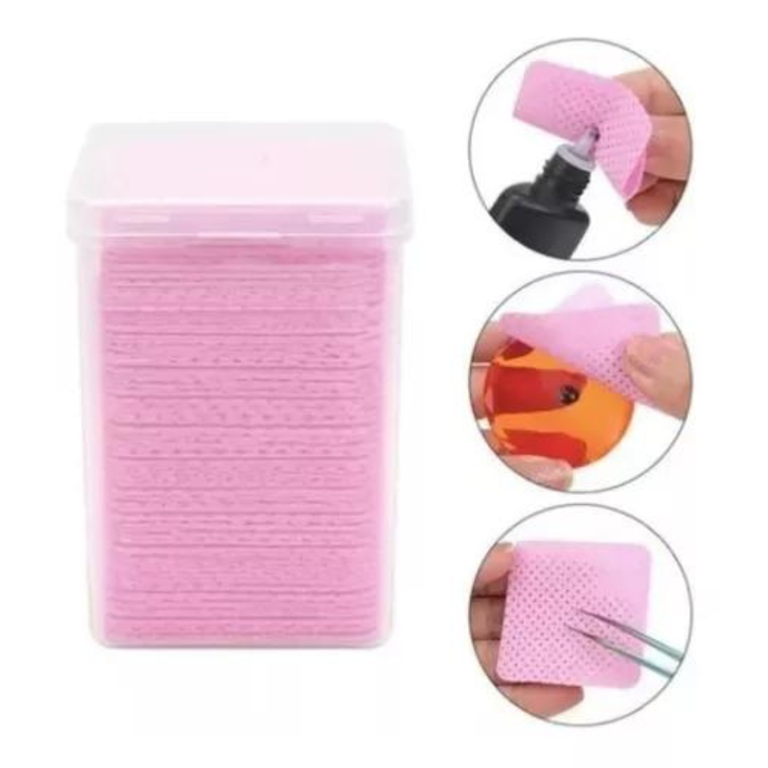 PADS LIMPIADORES DE ADHESIVO ROSADO