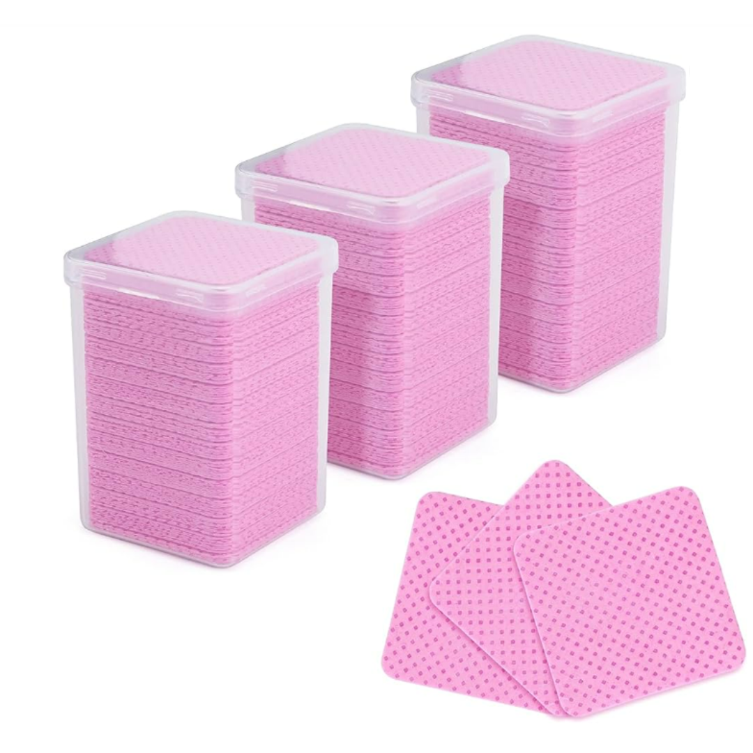 PADS LIMPIADORES DE ADHESIVO ROSADO